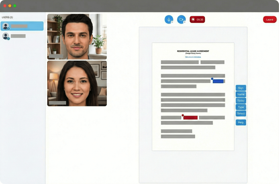 Electronic notarization with notary seal and stamp